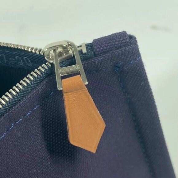 HERMES Logo flat YachtingPM Accessory case Multi-purpose pouch Makeup pouch - Picture 13 of 14